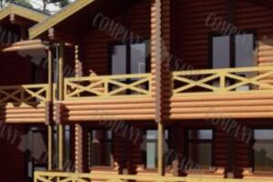 Изображение Изображение: Студия в срубе с террасой, Скандинавия" #1 #8