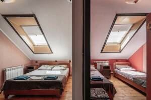 Изображение Изображение: Двухкомнатный четырехместный номер мансарда #1 #11