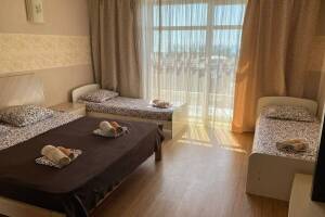 Изображение Изображение: Номер «Эконом» 4-местный балкон с видом на море #1 #10