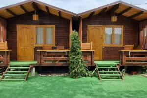 Изображение Изображение: № 2 Домик на 4−5 человек с видом на озеро #1 #5